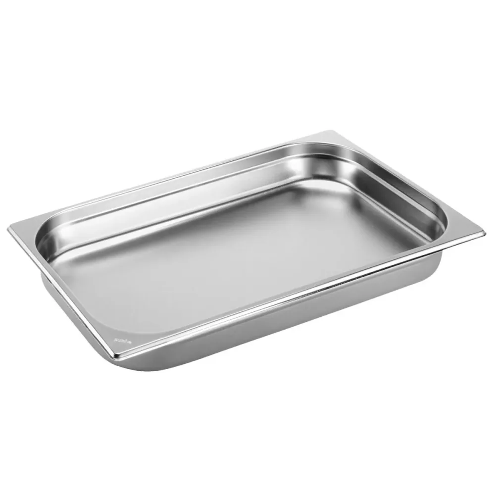 VEGA GN-Behälter Premium  1/2; GN 1/2, 2000 ml, 32.5x26.5x4 cm (LxBxT); silber