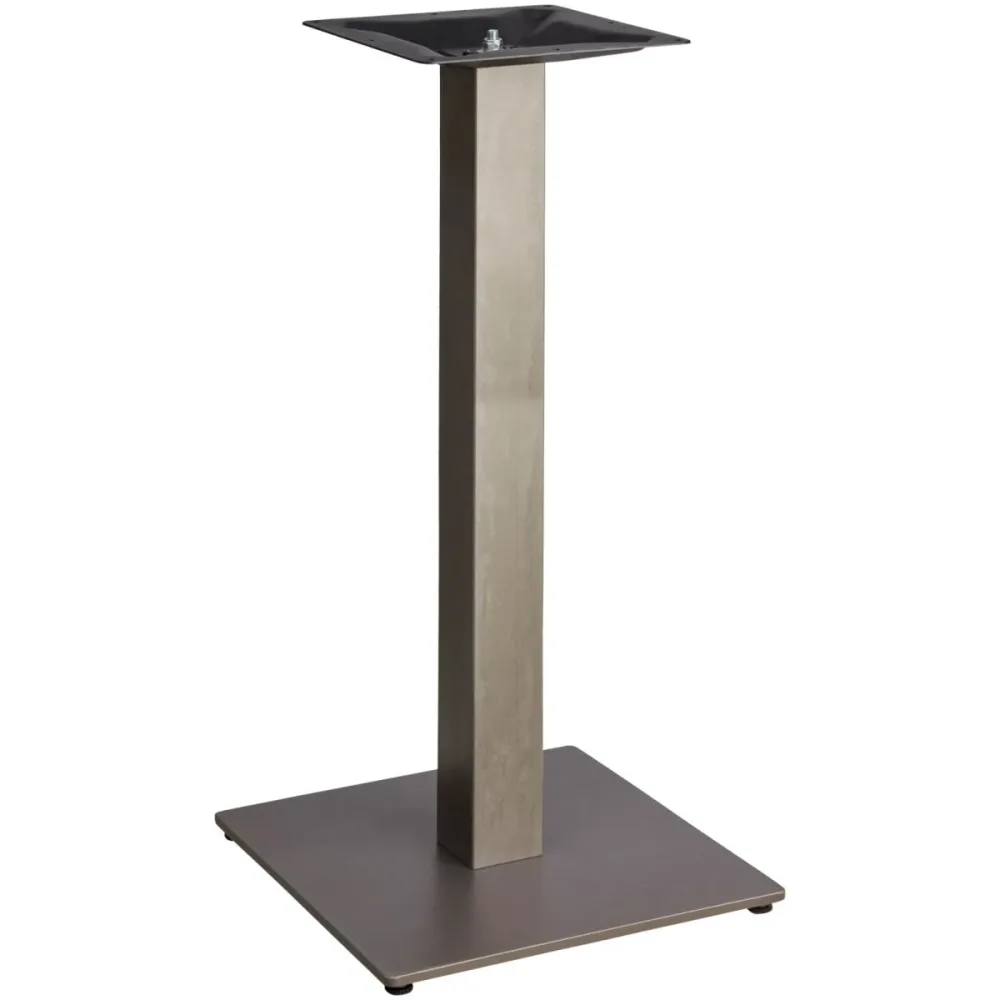 VEGA Indoor Stehtischgestell Industrio eckig; 43x43x108 cm (BxLxH); vintage grau; quadratisch