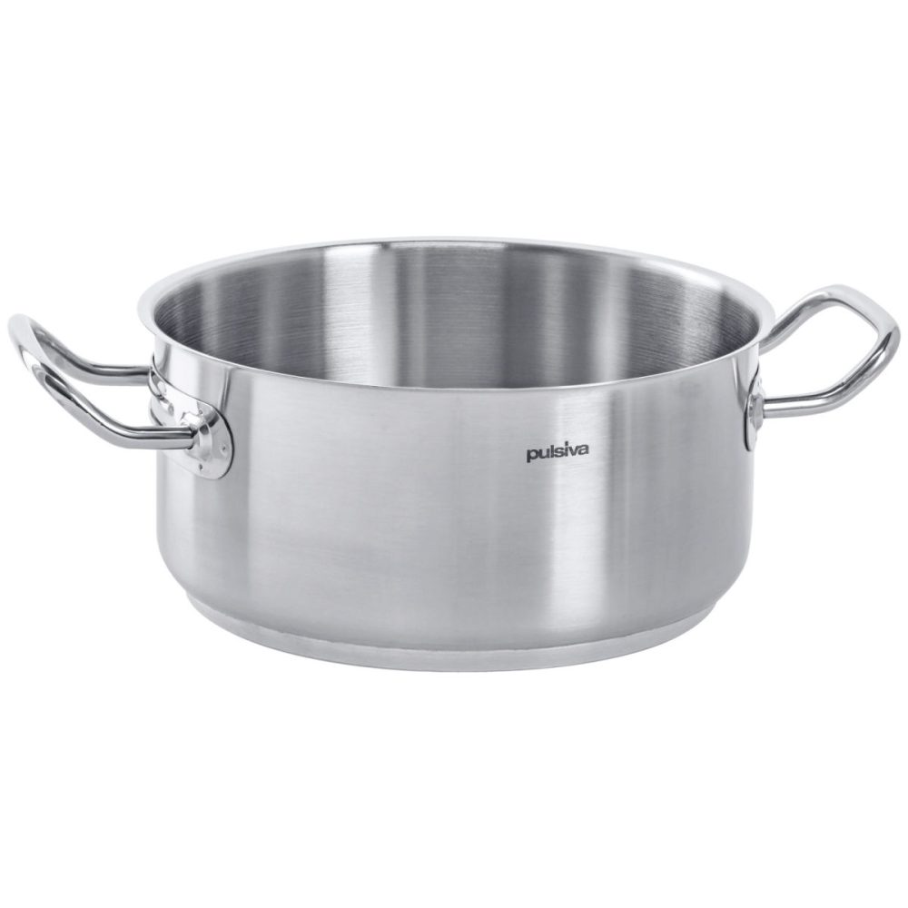 PULSIVA Bratentopf Chef; 5000 ml, 24x11 cm (ØxH); silber