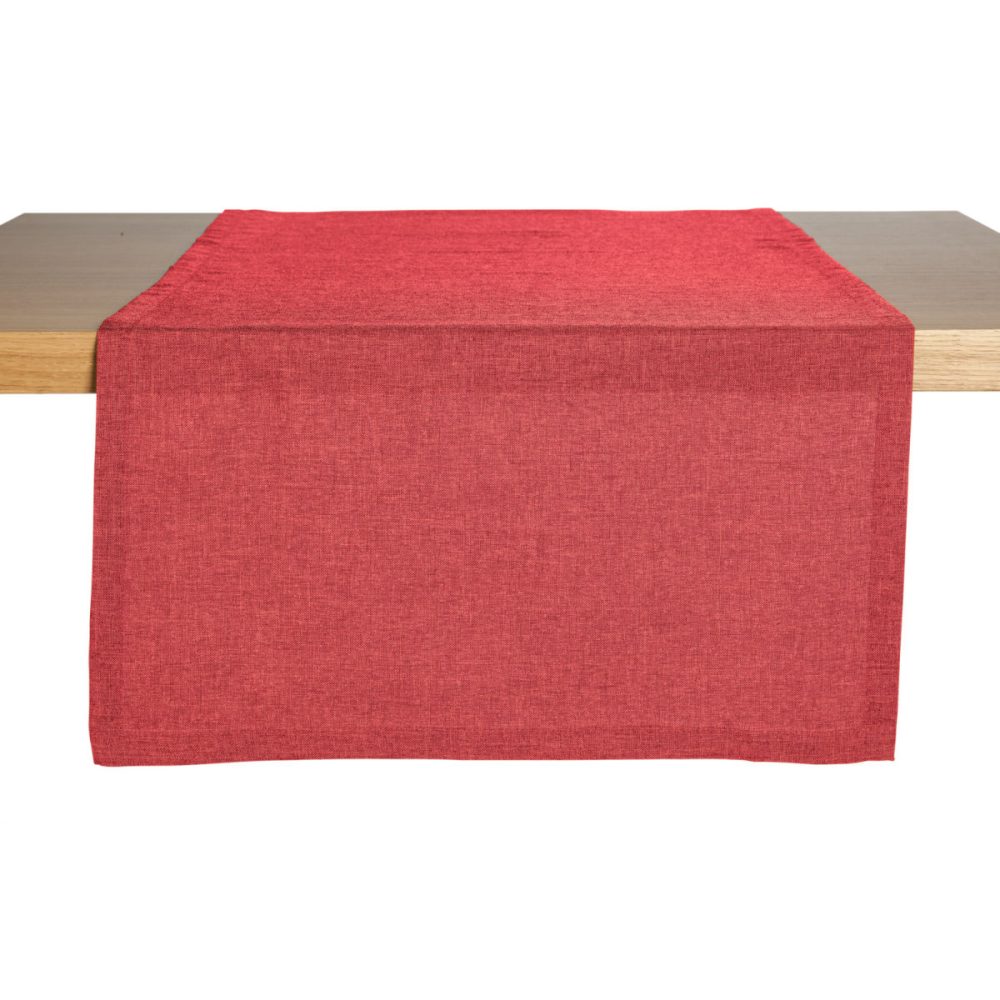 ERWIN M. Tischläufer Nova; 40x130 cm (BxL); burgund; rechteckig