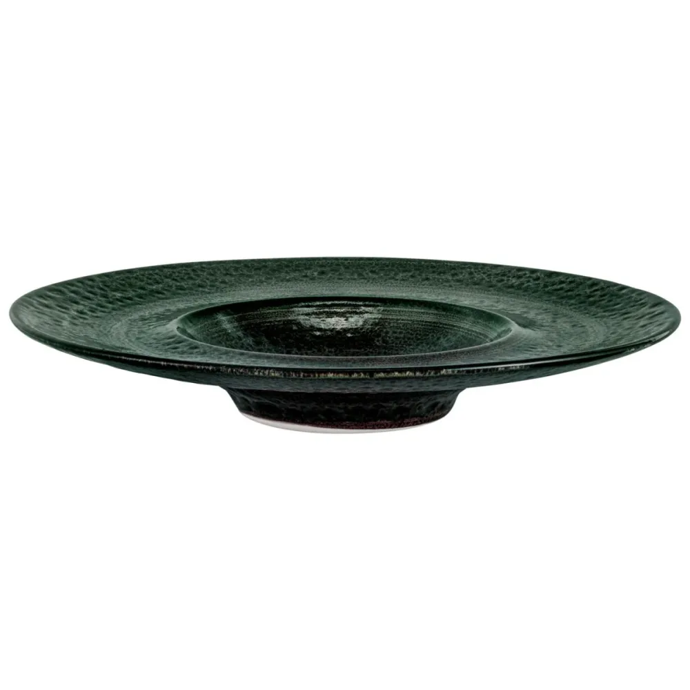 VEGA Teller tief  Black Reef mit breiter Fahne; 200 ml, 28.5 cm (Ø); grün/schwarz; rund; 6 Stück / Pack