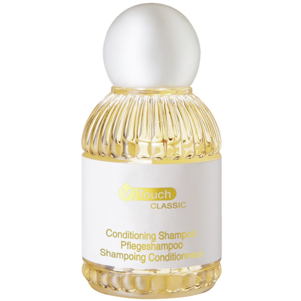 V-Touch Hotel Shampoo Classic; 45 ml; gold/weiss; 240 Stück / Pack