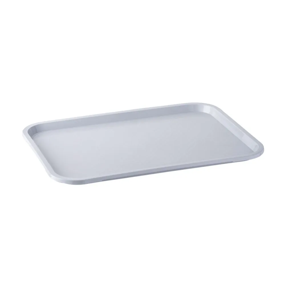 APS Tablett FAST FOOD, Polypropylen; 53x32.5x2 cm (LxBxH); grau; rechteckig