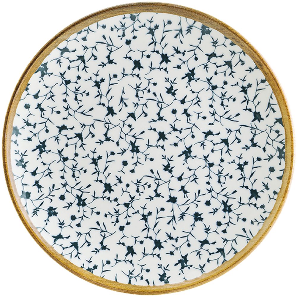 Bonna Teller flach Calif; 27 cm (Ø); weiss/blau/grün; rund; 12 Stück / Pack