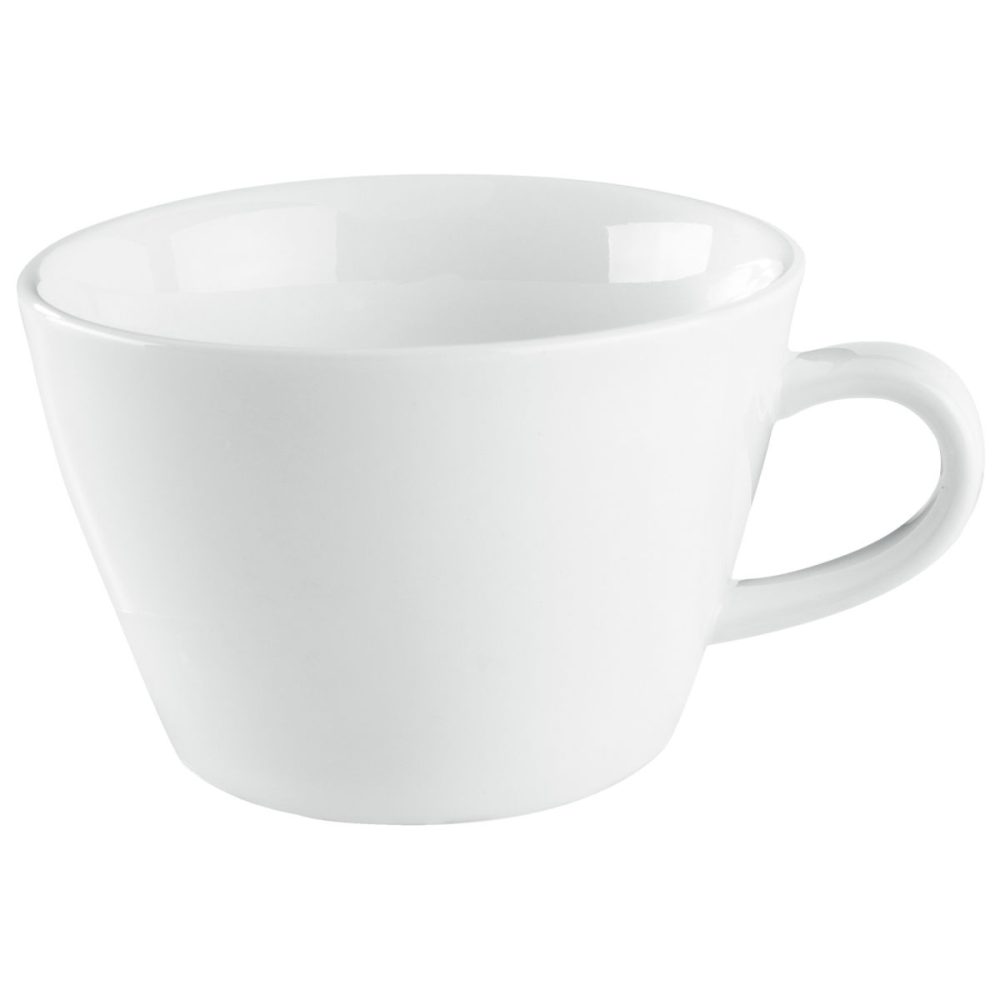 PULSIVA Kaffeetasse Rio; 200 ml, 9x6.2 cm (ØxH); weiss; rund; 6 Stück / Pack