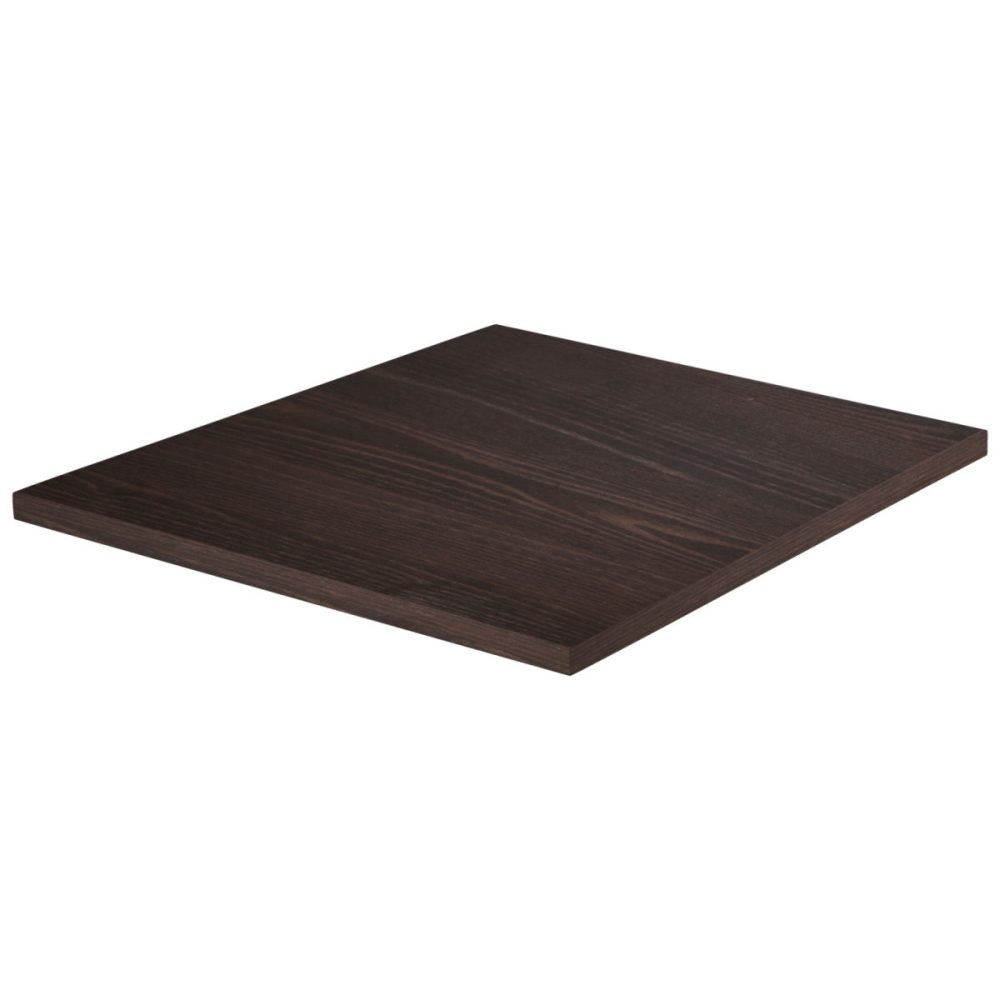 VEGA Indoor-Tischplatte Maliana quadratisch; 68x68 cm (LxB); eiche/wenge; quadratisch