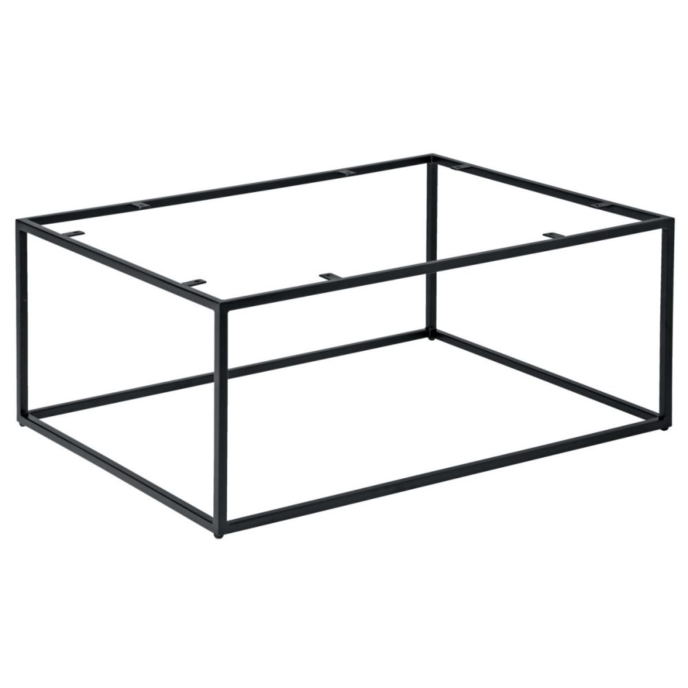VEGA Lounge-Tischgestell Deven; 80x60x33.5 cm (BxTxH); schwarz