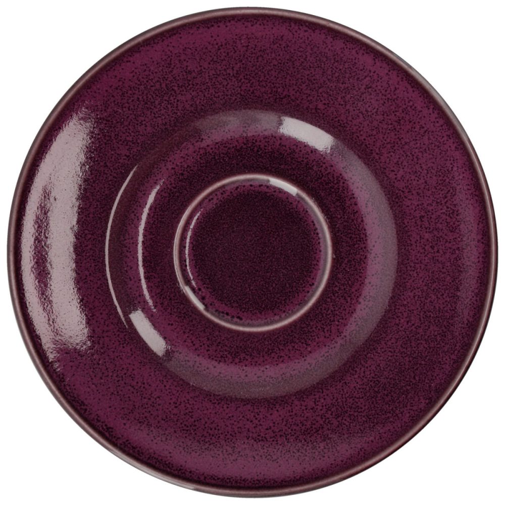 VEGA Kaffee-Untertasse Oriento; 16.5 cm (Ø); aubergine; rund; 6 Stück / Pack