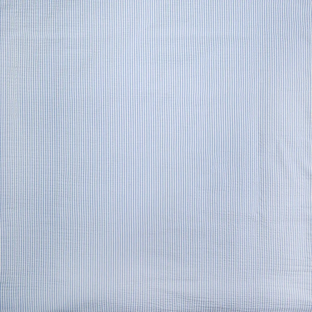 ERWIN M. Meterware Bettwäsche Den Haag; 160 cm (B); blau
