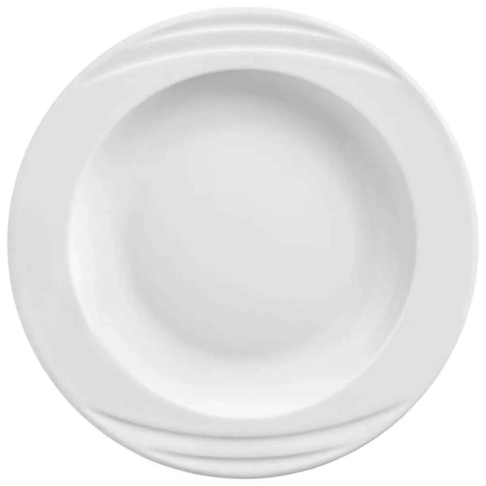 PULSIVA Teller Melody tief; 290 ml, 23x3.1 cm (ØxH); weiss; rund; 6 Stück / Pack