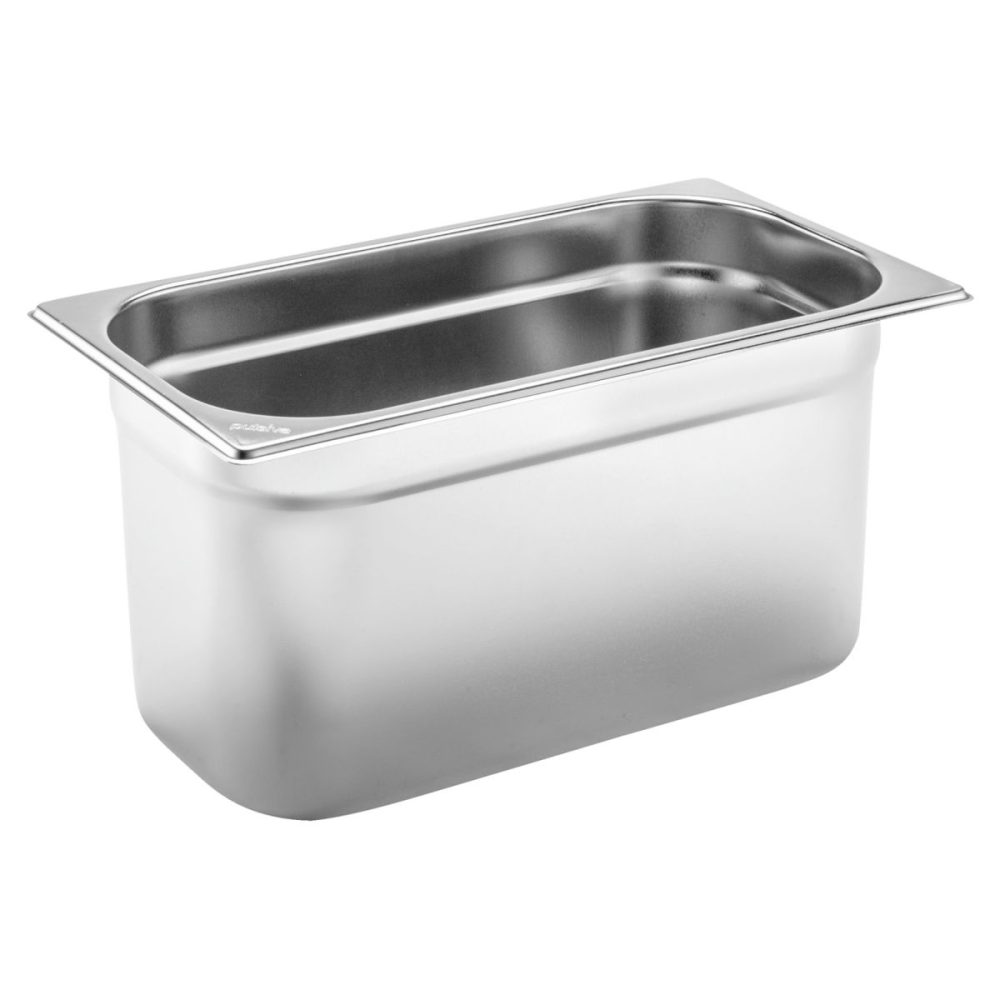 PULSIVA GN-Behälter 1/3 Basic; GN 1/3, 5700 ml, 32.5x17.6x15 cm (LxBxT); silber