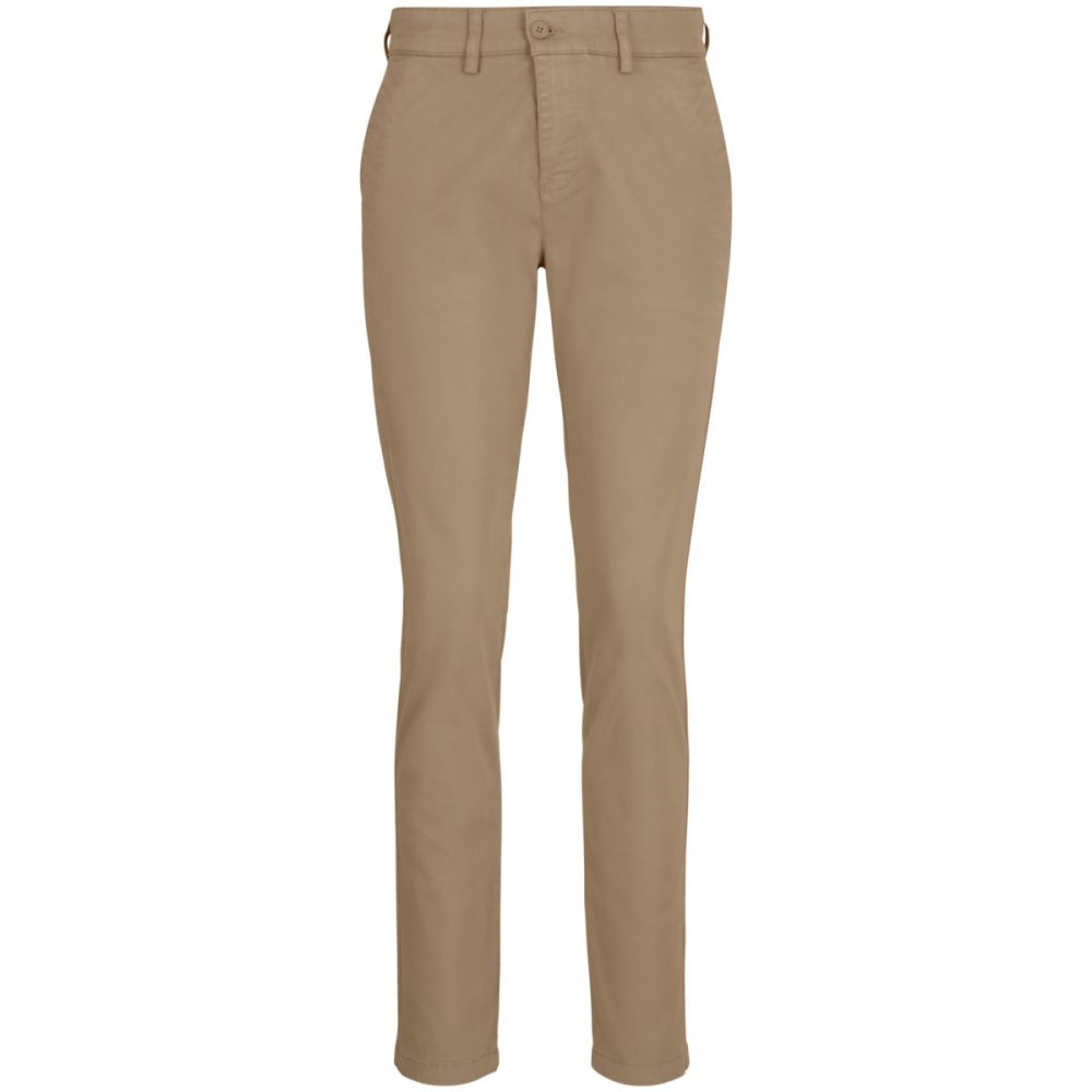 JOBELINE Damen Hose Chino; Kleidergrösse 42; beige