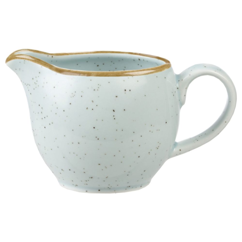 Churchill Giesser Stonecast Duck Egg; 114 ml, 7 cm (H); hellblau/braun; rund; 4 Stück / Pack