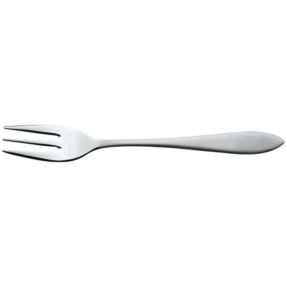 VEGA Kuchengabel Salerno matt; 15.5 cm (L); silber, Griff silber; 12 Stück / Pack