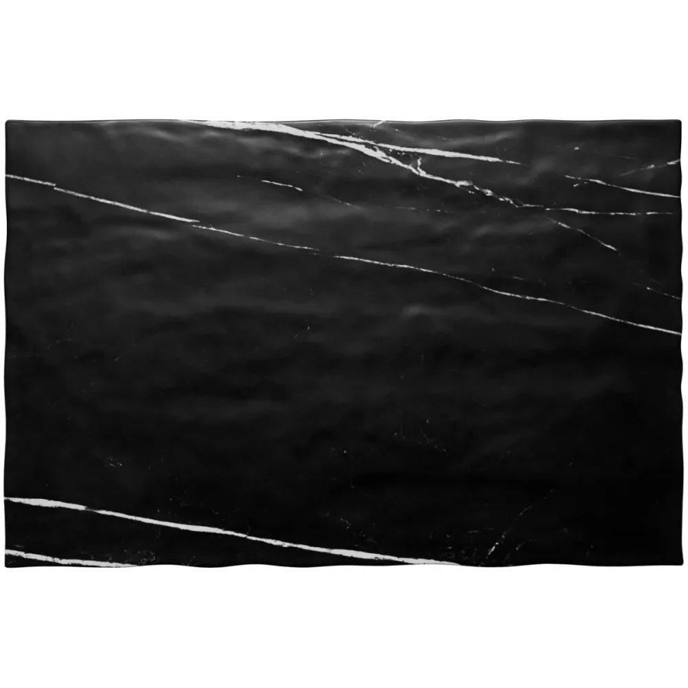 VEGA Platte Brandon ohne Rand; 43x28.5x1 cm (LxBxH); schwarz; rechteckig; 6 Stück / Pack