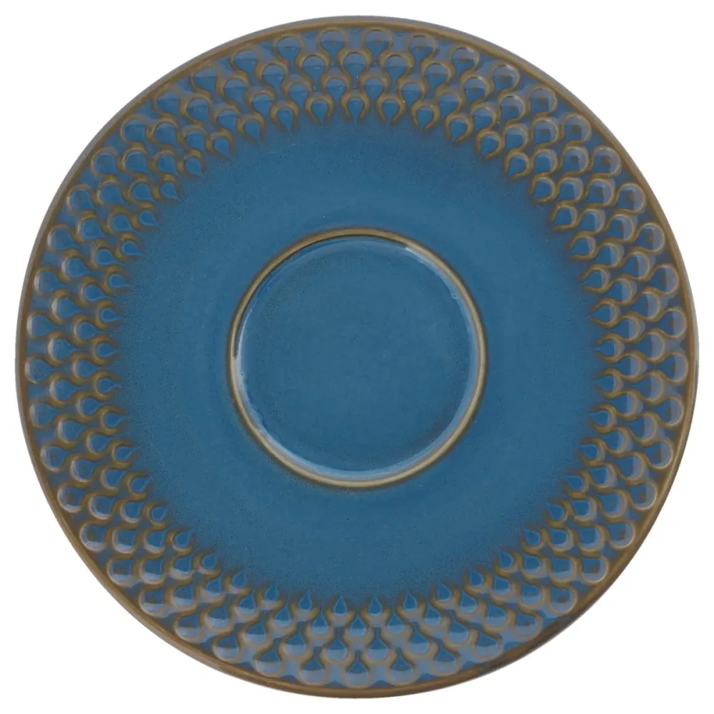 VEGA Kombi-Untertasse Aranda; 15.5 cm (Ø); blau; 4 Stück / Pack