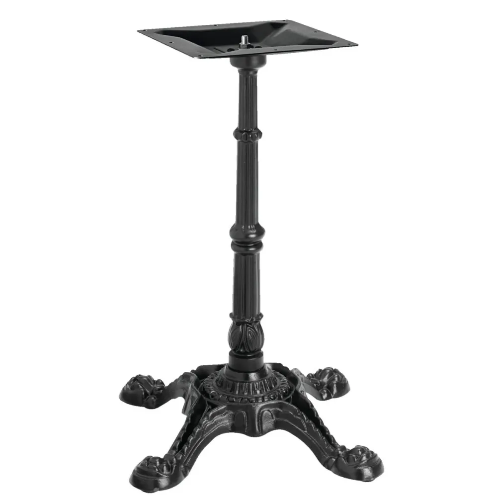 VEGA Indoor Tischgestell Nostalgie; 42x42x72 cm (BxLxH); schwarz