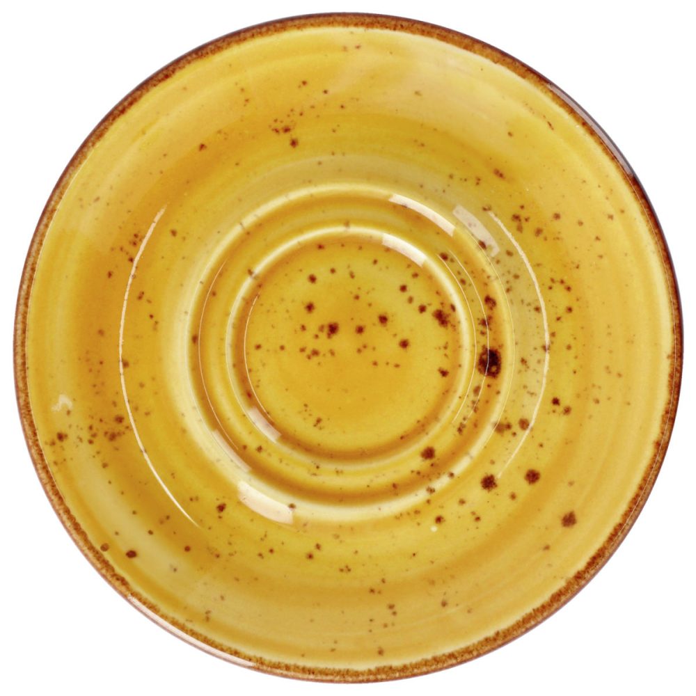 VEGA Kombi-Untertasse Nebro; 15x2 cm (ØxH); gelb; 6 Stück / Pack