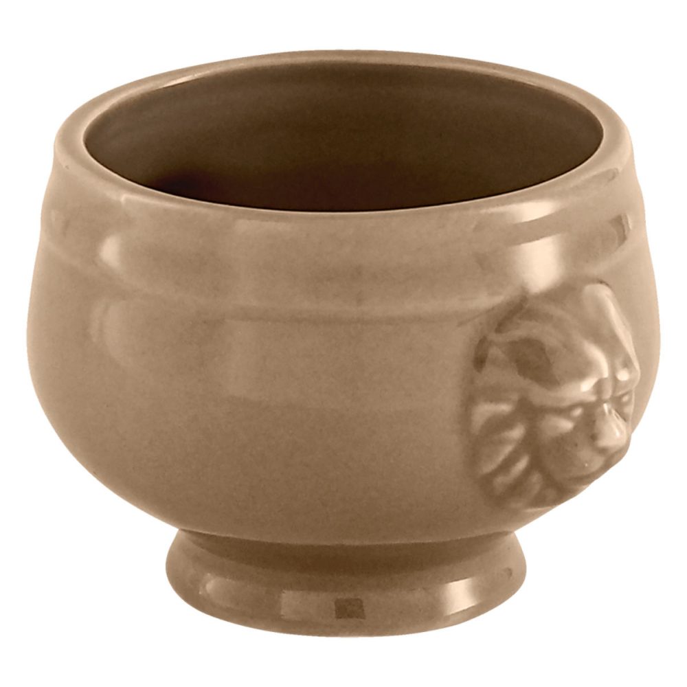VEGA Löwenkopfterrine Lowi; 130 ml, 6.5x5.5 cm (ØxH); beige; rund; 6 Stück / Pack