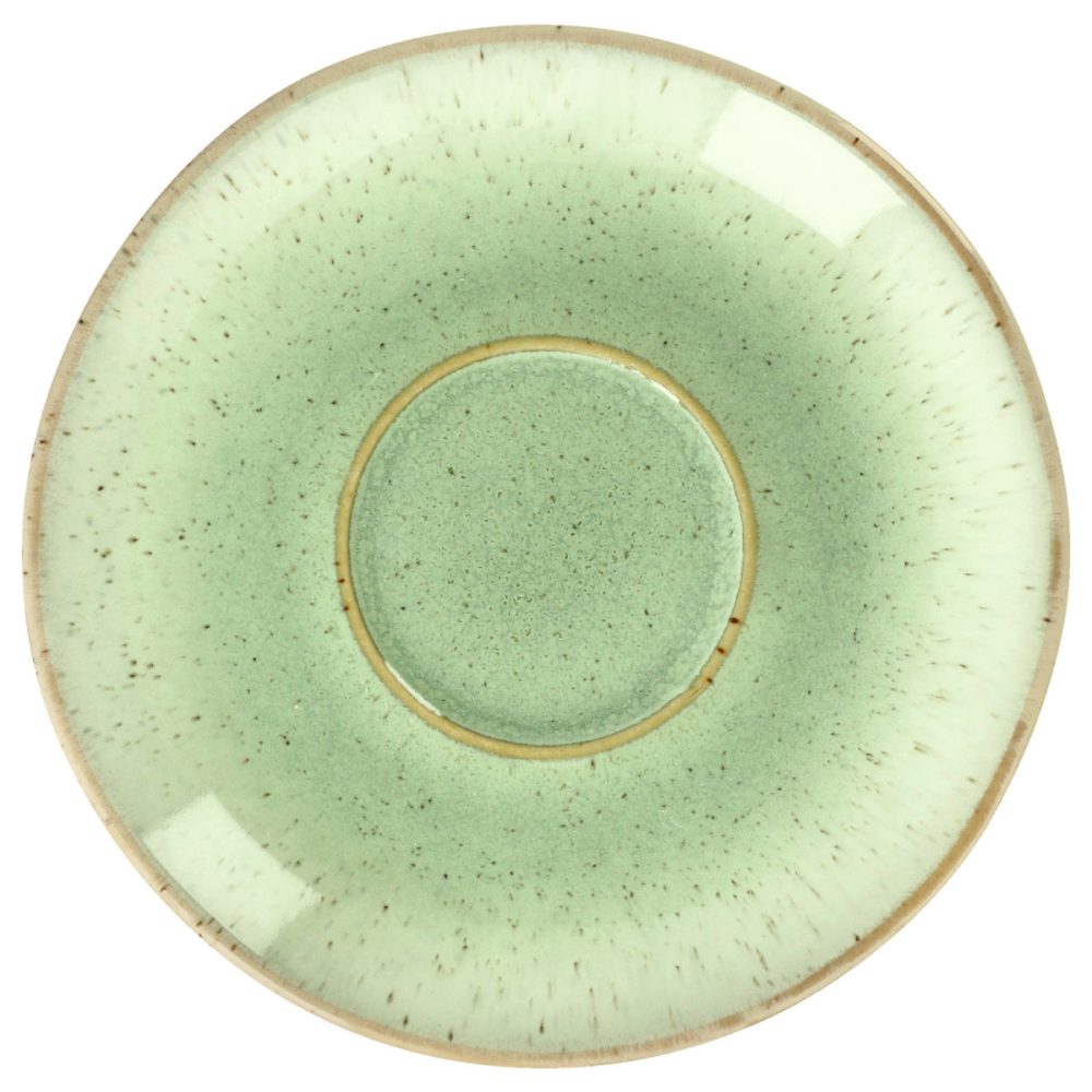 VEGA Kaffee-Untertasse Cascais; 13x1.8 cm (ØxH); hellgrün; 6 Stück / Pack