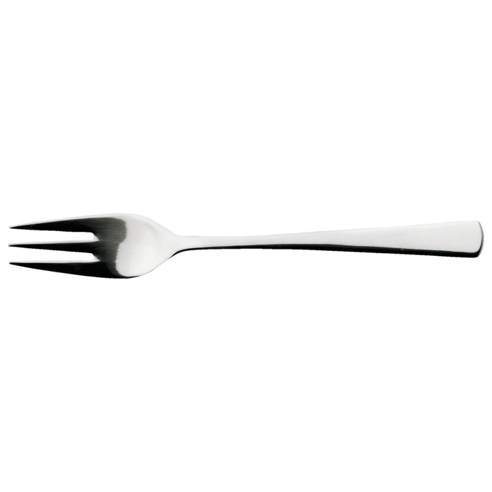 VEGA Kuchengabel Madrid; 14.5 cm (L); silber, Griff silber; 12 Stück / Pack