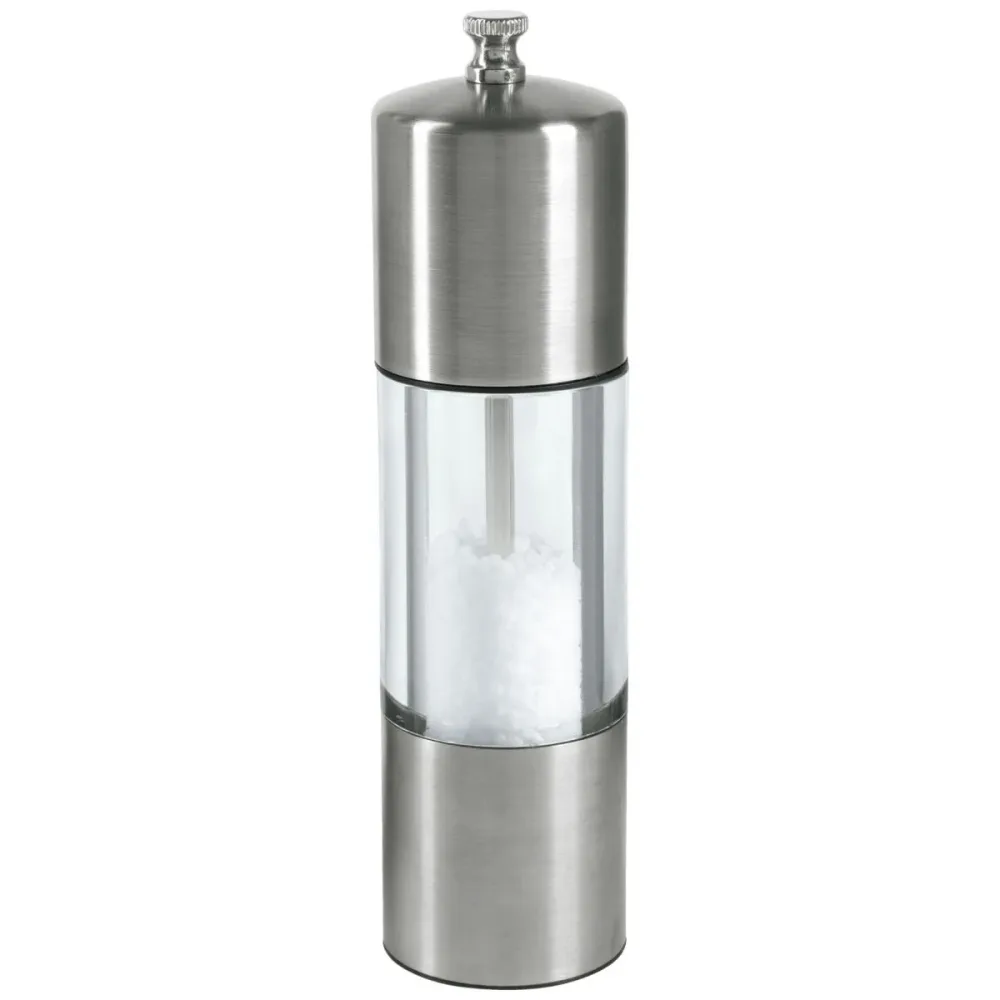 VEGA Salzmühle Moreno; 4.8x18.5 cm (ØxH); silber