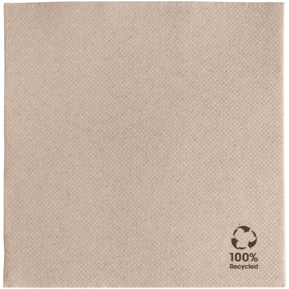 GARCIA DE POU Spar-Pack Serviette Ecolabel 1/4 Falz; 25x25 cm (BxL); natur; 3000 Stück / Pack