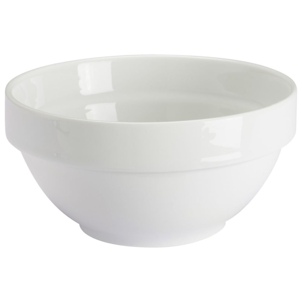 PULSIVA Vorteilspack Porzellan-Schüssel Sao Paulo 42-teilig; 200 ml, 10.5x5.3 cm (ØxH); weiss; rund; 42 Stück / Pack