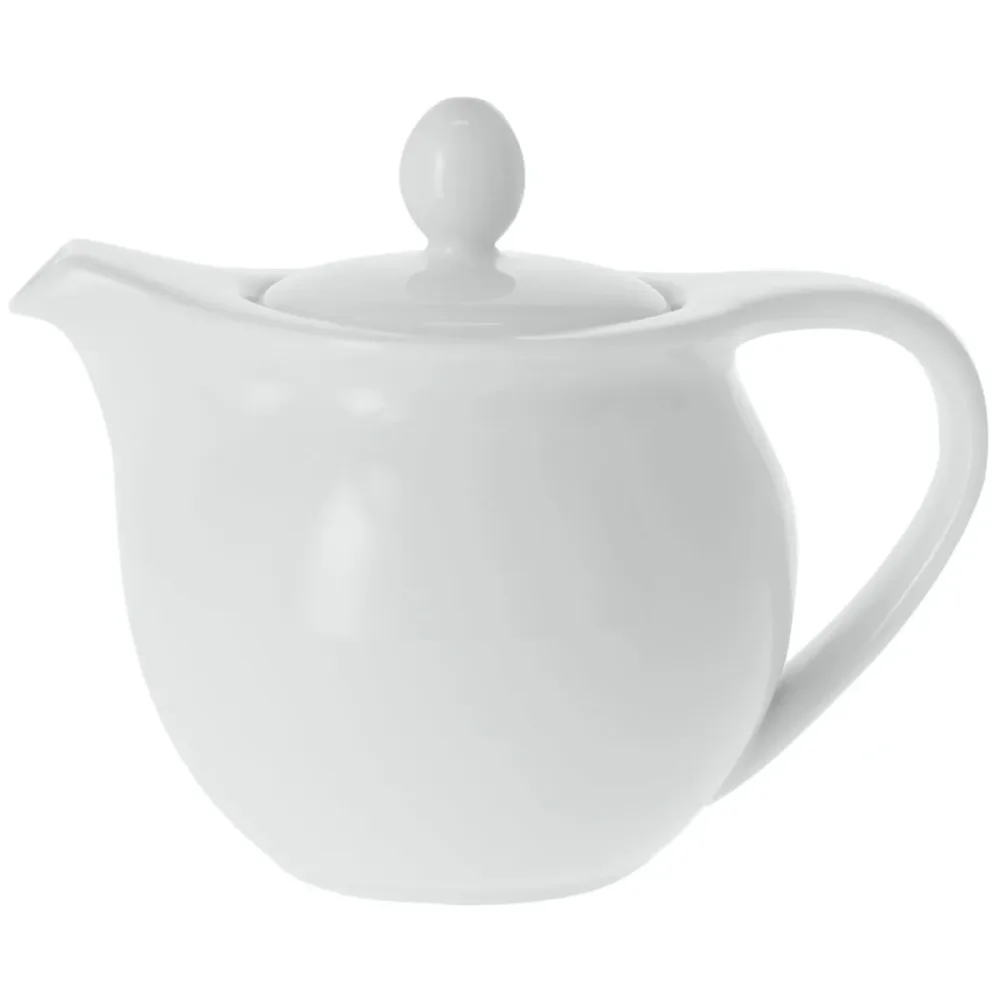 VEGA Teekanne Pallais mit Deckel; 400 ml, 5x9 cm (ØxH); weiss; rund; 2 Stück / Pack