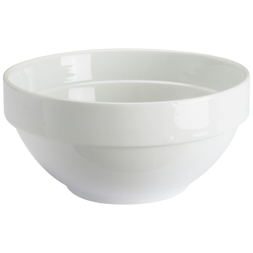 PULSIVA Vorteilspack Porzellan-Schüssel Sao Paulo 42-teilig; 450 ml, 14x6.5 cm (ØxH); weiss; rund; 42 Stück / Pack