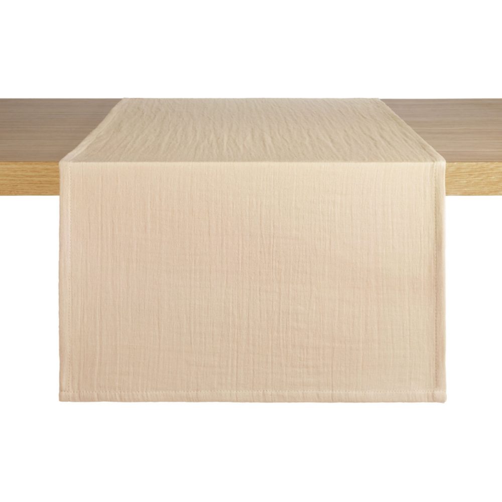 ERWIN M. Tischläufer Silena; 40x130 cm (BxL); beige