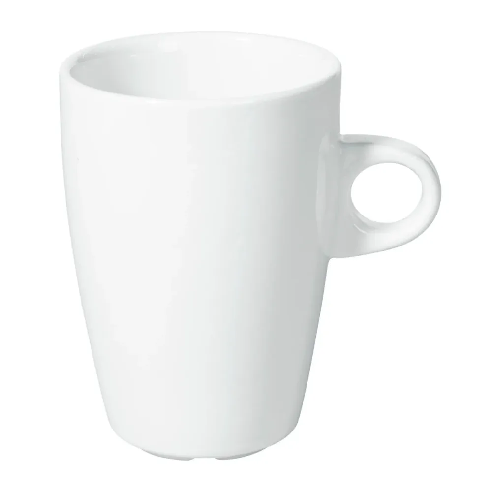 VEGA Kaffee-/Cappuccino-Obertasse Bistro; 250 ml, 7.2x10.2 cm (ØxH); weiss; rund; 6 Stück / Pack