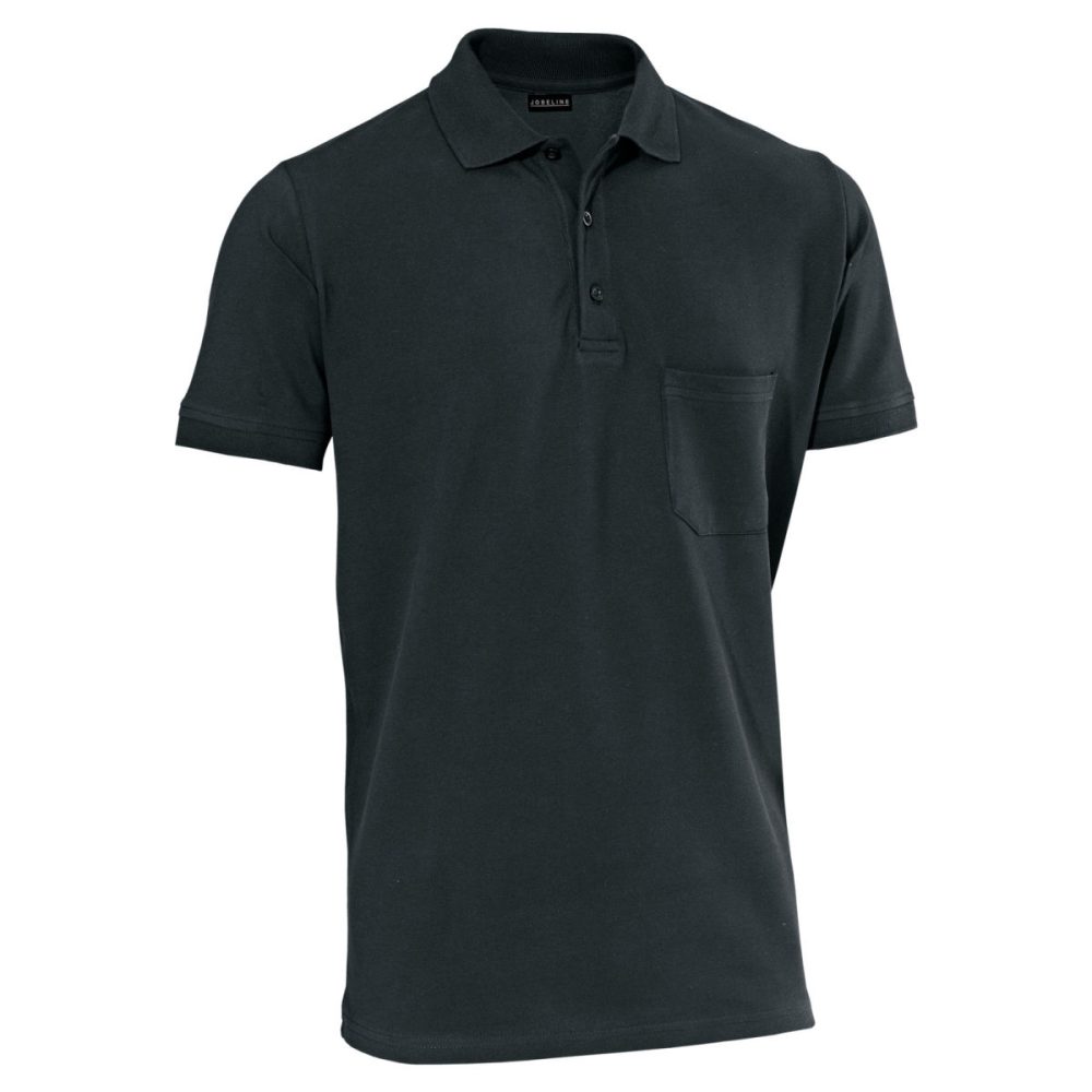 JOBELINE Herren Poloshirt Cato Kurzarm; Kleidergrösse 3XL; schwarz