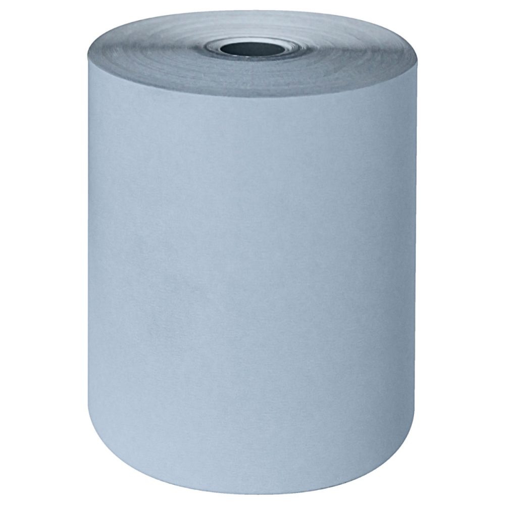 Schneider Thermorollen Blue4est 80 mm x 50 lfm x 12 mm; 5000x8x1.2 cm (LxBxØ); blau; 50 Rolle / Pack