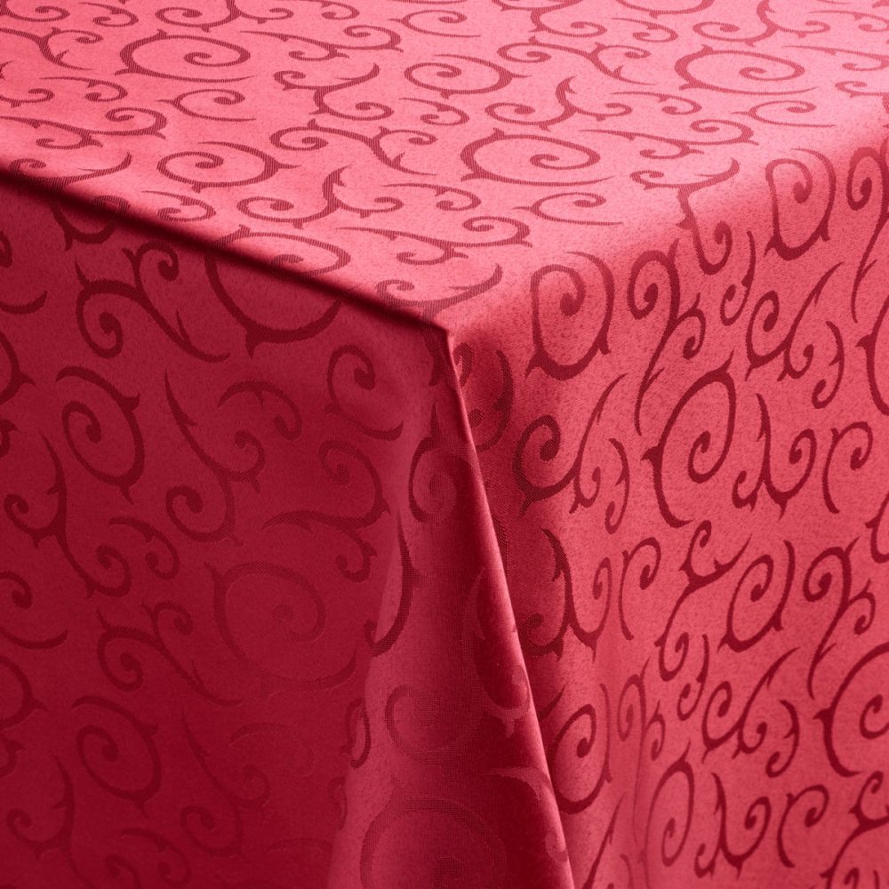 PULSIVA Tischdecke Mega; 80x80 cm (BxL); burgund; quadratisch