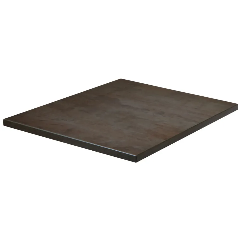 VEGA Indoor-Tischplatte Maliana quadratisch; 68x68 cm (LxB); metall antik; quadratisch
