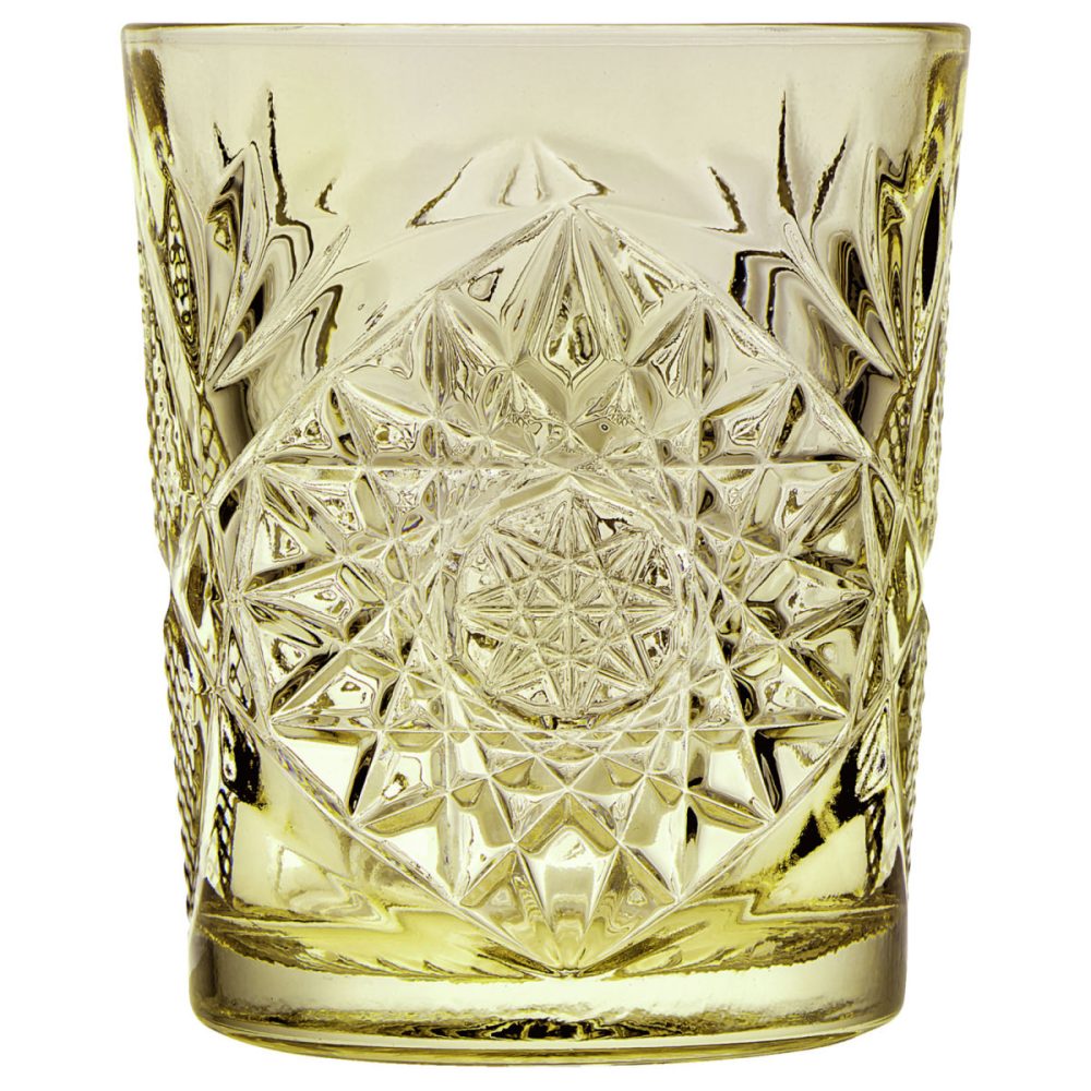 Onis Whiskyglas Icon gefärbtes Glas; 355 ml, 8.89x10.6 cm (ØxH); gelb; 6 Stück / Pack