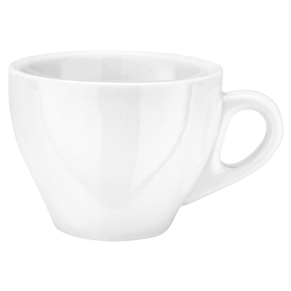 PULSIVA Kaffeetasse Joy 2.0; 200 ml, 9x7 cm (ØxH); weiss; rund; 6 Stück / Pack