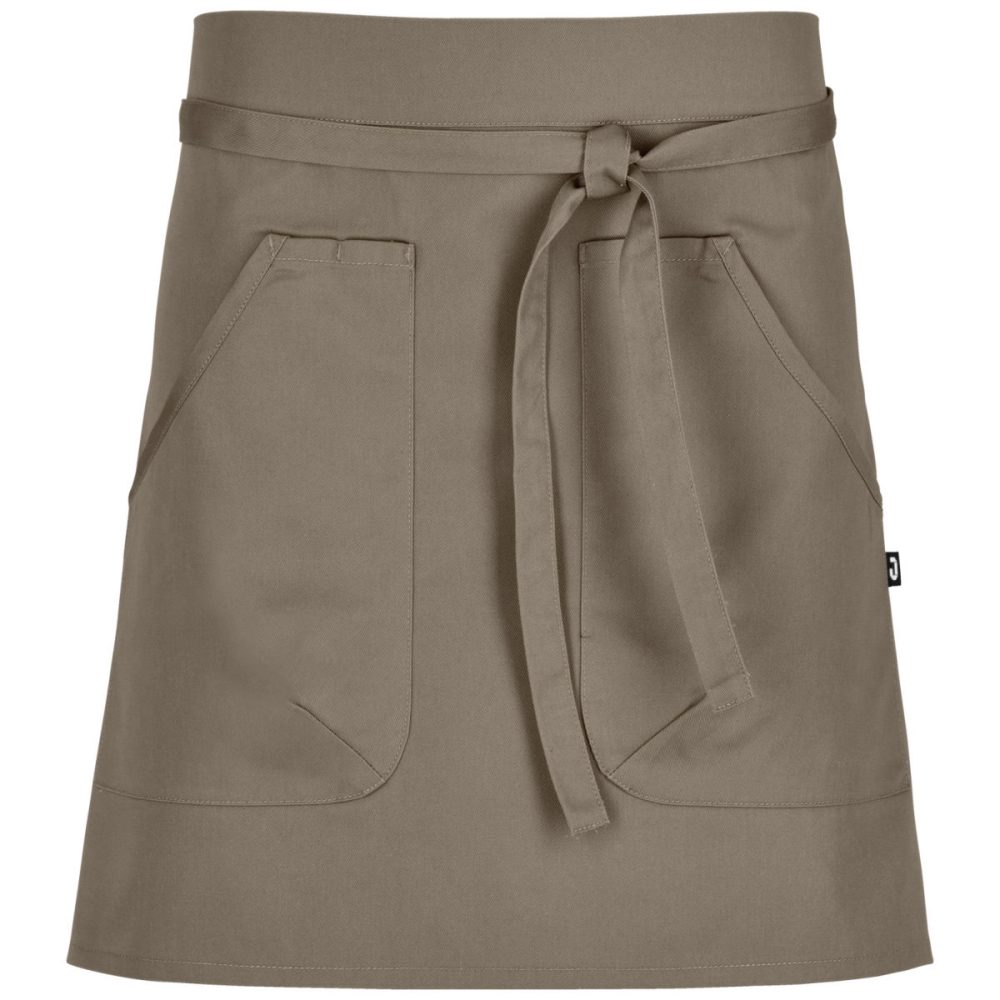 JOBELINE Schürze Gabo 45x80 cm (LxB); 45x80 cm (LxB); taupe
