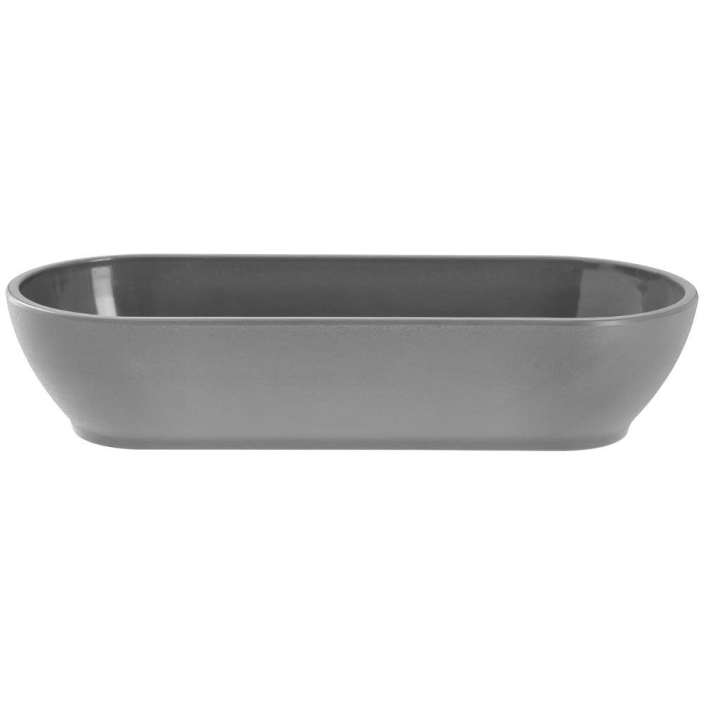 VEGA Schale Kanas oval; 1400 ml, 32.5x13.2x7 cm (LxBxH); grau; oval