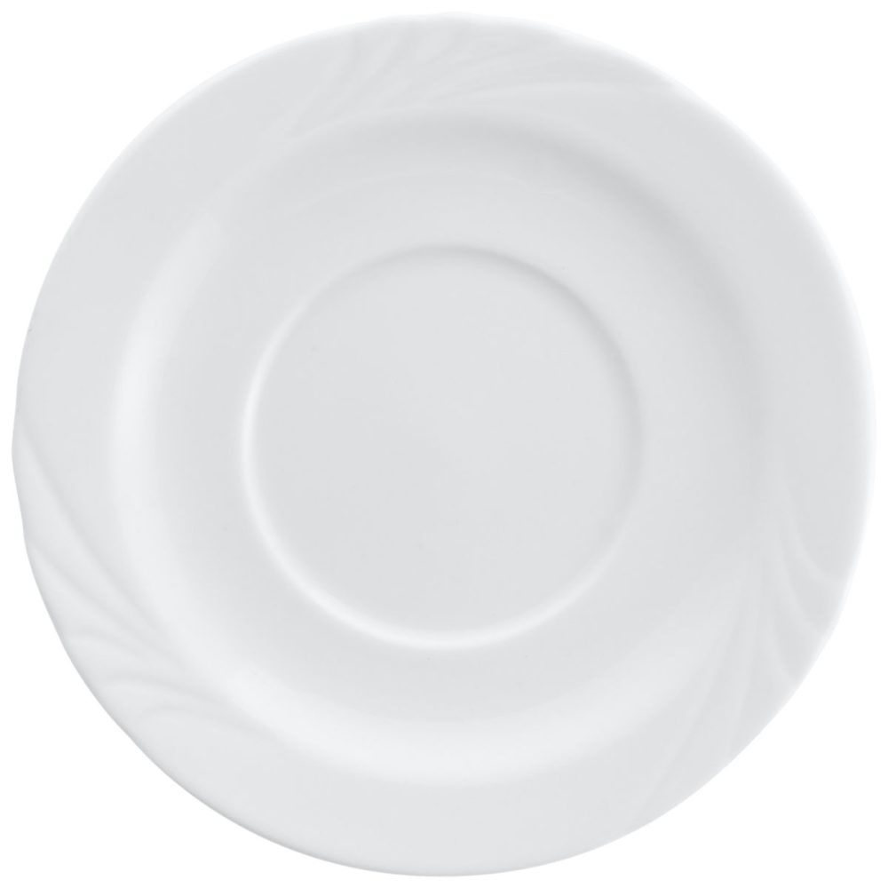 PULSIVA Suppen-Untertasse Swing 2.0; 16 cm (Ø); weiss; rund; 6 Stück / Pack