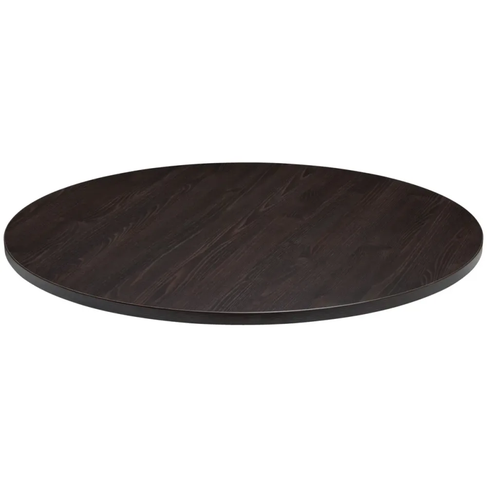 VEGA Indoor-Tischplatte Maliana rund; 60 cm (Ø); eiche/wenge; rund