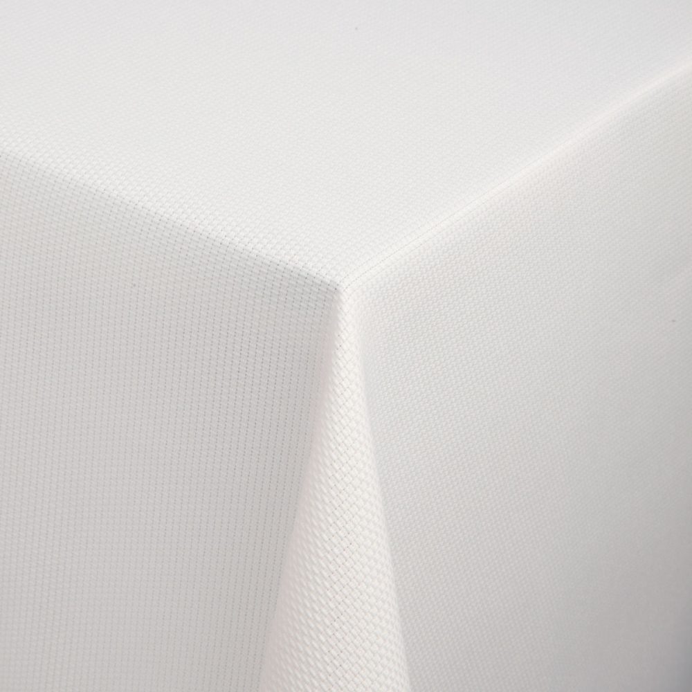 ERWIN M. Tischdecke Ambita Jacquard; 100x100 cm (BxL); weiss; quadratisch