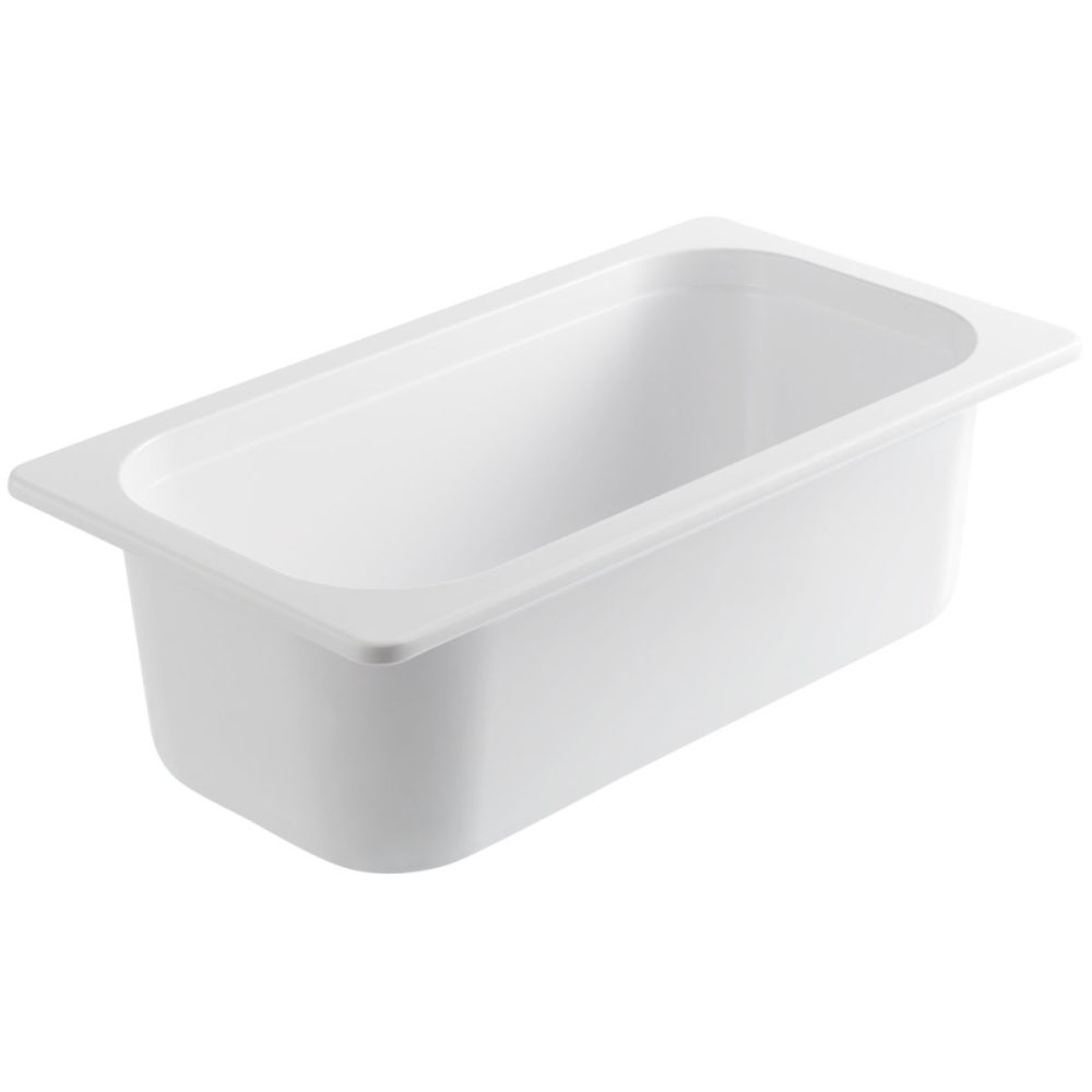 VEGA GN-Behälter Melamin 1/3; GN 1/3, 2700 ml, 32.5x17.6x10 cm (LxBxT); weiss