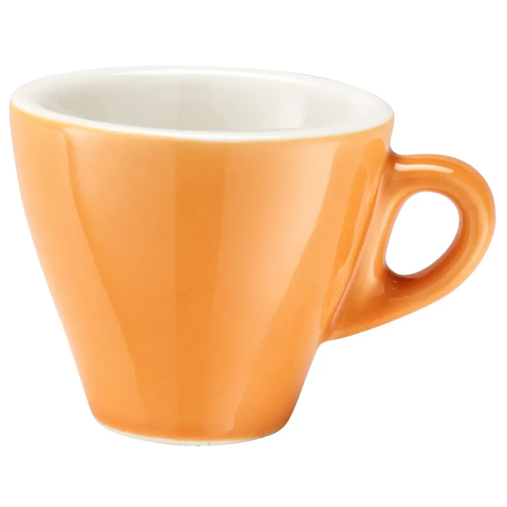 PULSIVA Espressotasse Joy 2.0; 80 ml, 6.5x5.8 cm (ØxH); orange; rund; 6 Stück / Pack