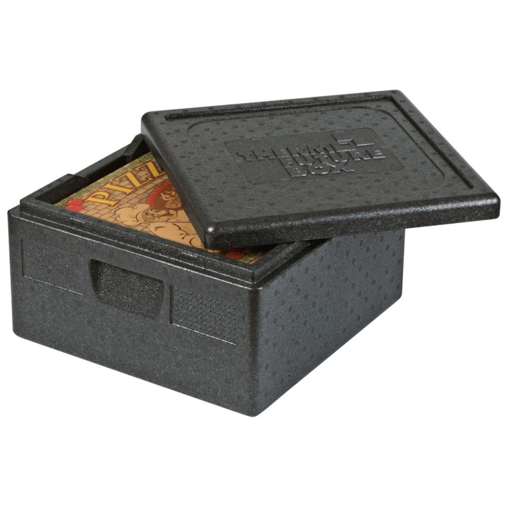 PULSIVA Thermobox Pizza; 21000 ml, 41x41x24 cm (LxBxH); schwarz