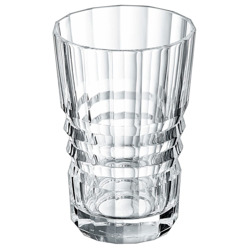 Arcoroc Longdrinkglas Architecte; 360 ml, 13 cm (H); transparent; 4 Stück / Pack