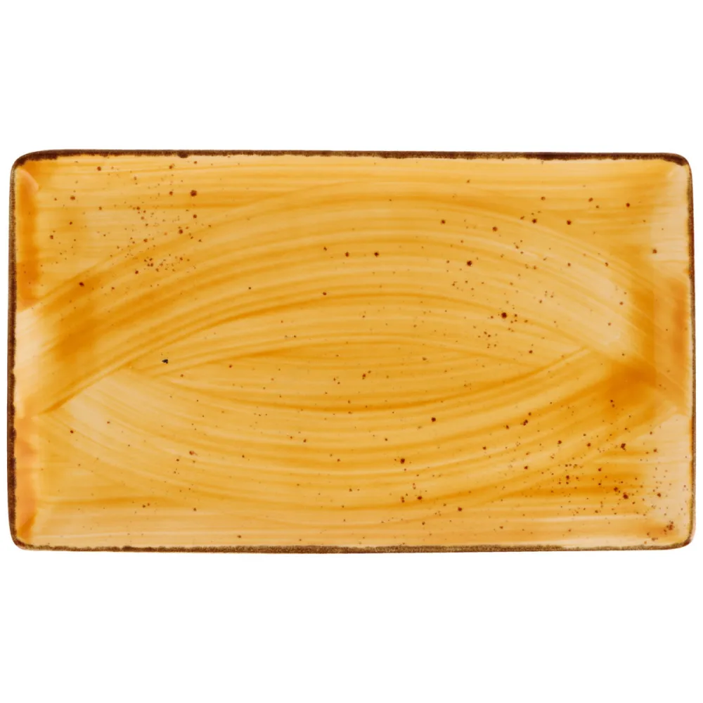 VEGA Platte Nebro; 33.5x19x2.1 cm (LxBxH); gelb; 3 Stück / Pack