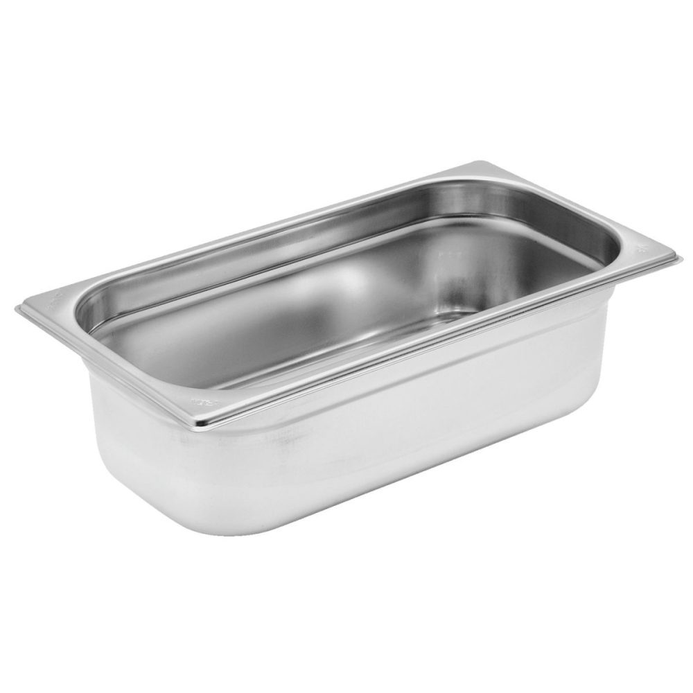 VEGA GN-Behälter Premium 1/3; GN 1/3, 4000 ml, 32.5x17.6x10 cm (LxBxT); silber
