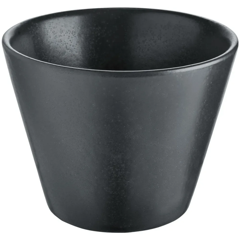 VEGA Schale Masca konisch; 230 ml, 9x7 cm (ØxH); schwarz; konisch; 6 Stück / Pack